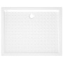 Plato de ducha con puntos ABS blanco 80x100x4 cm de vidaXL, Platos de ducha - Ref: Foro24-148897, Precio: 125,60 €, Descuento: %