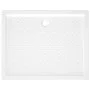 Plato de ducha con puntos ABS blanco 80x100x4 cm de vidaXL, Platos de ducha - Ref: Foro24-148897, Precio: 112,86 €, Descuento: %