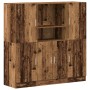Mueble de cocina 3 piezas madera contrachapada madera vieja de , Estantes y estanterías - Ref: Foro24-3324158, Precio: 293,80...