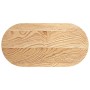 Tablero de mesa ovalado madera maciza de roble 80x40x4 cm de , Tableros para mesas - Ref: Foro24-4009065, Precio: 67,63 €, De...