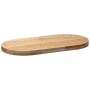 Tablero de mesa ovalado madera maciza de roble 80x40x4 cm de , Tableros para mesas - Ref: Foro24-4009065, Precio: 67,63 €, De...