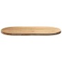Tablero de mesa ovalado madera maciza de roble 120x60x4 cm de , Tableros para mesas - Ref: Foro24-4009067, Precio: 155,19 €, ...