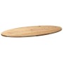 Tablero de mesa ovalado madera maciza de roble 100x50x2 cm de , Tableros para mesas - Ref: Foro24-4009038, Precio: 57,74 €, D...