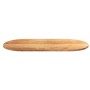 Tablero de mesa ovalado madera maciza de roble 120x60x2 cm de , Tableros para mesas - Ref: Foro24-4009071, Precio: 101,93 €, ...
