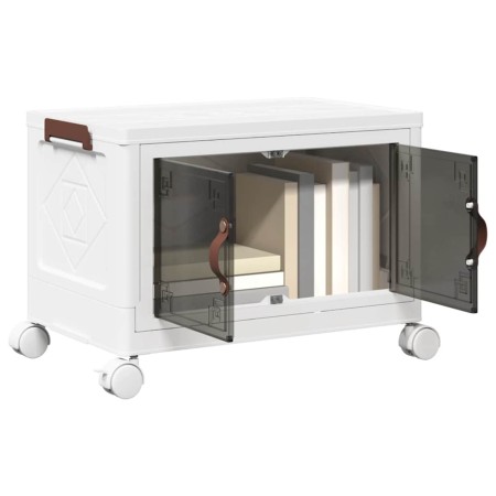 Caja de almacenaje apilable con ruedas 28 l 48,5x29,5x33 cm de , Carretillas de carga - Ref: Foro24-4012365, Precio: 29,78 €,...