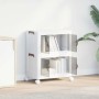 Caja de almacenamiento apilable con ruedas 2 niveles 28 L de , Carretillas de carga - Ref: Foro24-4012367, Precio: 49,50 €, D...