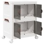 Caja de almacenamiento apilable con ruedas 2 niveles 28 L de , Carretillas de carga - Ref: Foro24-4012367, Precio: 49,50 €, D...