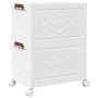Caja de almacenamiento apilable con ruedas 2 niveles 28 L de , Carretillas de carga - Ref: Foro24-4012367, Precio: 49,50 €, D...