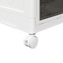 Caja de almacenamiento apilable con ruedas 2 niveles 28 L de , Carretillas de carga - Ref: Foro24-4012367, Precio: 49,50 €, D...