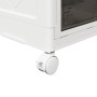 Caja de almacenaje apilable con ruedas 5 niveles 28 L de , Carretillas de carga - Ref: Foro24-4012373, Precio: 89,76 €, Descu...