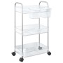 Carro de almacenamiento 3 niveles transparente 37x28x68 cm de , Carretillas de carga - Ref: Foro24-4012378, Precio: 31,97 €, ...