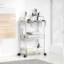 Carro de almacenamiento 3 niveles transparente 37x28x68 cm de , Carretillas de carga - Ref: Foro24-4012378, Precio: 31,97 €, ...