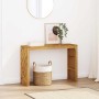 Mesa consola madera maciza de teca 110x35x75 cm de , Mesas auxiliares - Ref: Foro24-4009314, Precio: 134,20 €, Descuento: %