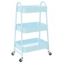 Carrito de almacenaje 3 niveles acero azul 42x41,5x77 cm de , Carretillas de carga - Ref: Foro24-4012384, Precio: 35,03 €, De...