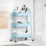 Carrito de almacenaje 3 niveles acero azul 42x41,5x77 cm de , Carretillas de carga - Ref: Foro24-4012384, Precio: 35,03 €, De...