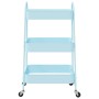 Carrito de almacenaje 3 niveles acero azul 42x41,5x77 cm de , Carretillas de carga - Ref: Foro24-4012384, Precio: 35,03 €, De...