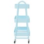 Carrito de almacenaje 3 niveles acero azul 42x41,5x77 cm de , Carretillas de carga - Ref: Foro24-4012384, Precio: 35,03 €, De...