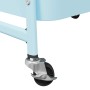 Carrito de almacenaje 3 niveles acero azul 42x41,5x77 cm de , Carretillas de carga - Ref: Foro24-4012384, Precio: 35,03 €, De...