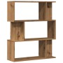 Estantería madera de ingeniería roble artisan 80x24x96 cm de , Librerías y estanterías - Ref: Foro24-855773, Precio: 58,09 €,...
