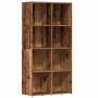 Estantería madera de ingeniería envejecida 66x30x130 cm de , Librerías y estanterías - Ref: Foro24-855778, Precio: 82,26 €, D...