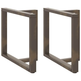 Patas mesa comedor forma T 2uds acero natural 90x35x(72-73)cm de , Patas para mesas - Ref: Foro24-4013067, Precio: 138,85 €, ...
