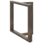 Patas mesa comedor forma T 2uds acero natural 90x35x(72-73)cm de , Patas para mesas - Ref: Foro24-4013067, Precio: 138,85 €, ...