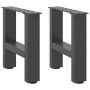 Patas de mesa de centro antracita 2uds acero 40x(30-31) cm de , Patas para mesas - Ref: Foro24-4013258, Precio: 55,87 €, Desc...