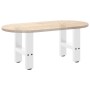 Patas de mesa de centro blanco 2uds acero 30x(30-31) cm de , Patas para mesas - Ref: Foro24-4013253, Precio: 48,40 €, Descuen...