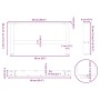 Patas de mesa de centro antracita 2uds acero 60x(30-31) cm de , Patas para mesas - Ref: Foro24-4013266, Precio: 65,62 €, Desc...