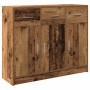 Aparador de madera de ingeniería envejecida 91x28x75 cm de , Aparadores - Ref: Foro24-855894, Precio: 104,62 €, Descuento: %