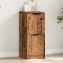 Aparador madera de ingeniería madera envejecida 30x30x70 cm de , Aparadores - Ref: Foro24-856959, Precio: 42,88 €, Descuento: %