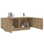 Mesita de noche madera de ingeniería roble artisian 100x35x40cm de , Mesitas de noche - Ref: Foro24-3329174, Precio: 95,69 €,...