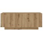 Mesita de noche madera de ingeniería roble artisian 100x35x40cm de , Mesitas de noche - Ref: Foro24-3329174, Precio: 95,69 €,...