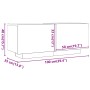 Mesita de noche madera de ingeniería roble artisian 100x35x40cm de , Mesitas de noche - Ref: Foro24-3329174, Precio: 95,69 €,...