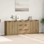 Aparadores 3 uds madera ingeniería roble artisian 60x30x70 cm de , Aparadores - Ref: Foro24-3329226, Precio: 229,96 €, Descue...