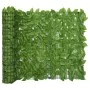Toldo para balcón con hojas verde 600x100 cm de vidaXL, Sombrillas - Ref: Foro24-315502, Precio: 59,57 €, Descuento: %