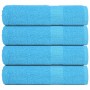 Toallas de ducha 4 uds 100% algodón turquesa 70x140 cm 360 gsm de , Toallas - Ref: Foro24-136978, Precio: 35,88 €, Descuento: %