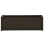Arriate con sistema de riego automático moca 100x43x33 cm de vidaXL, Maceteros y jardineras - Ref: Foro24-313960, Precio: 130...