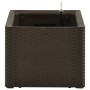 Arriate con sistema de riego automático moca 100x43x33 cm de vidaXL, Maceteros y jardineras - Ref: Foro24-313960, Precio: 130...