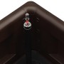 Arriate con sistema de riego automático moca 100x43x33 cm de vidaXL, Maceteros y jardineras - Ref: Foro24-313960, Precio: 130...