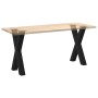 Patas para mesa de comedor en forma de X 2 uds acero negro de , Patas para mesas - Ref: Foro24-4012972, Precio: 89,50 €, Desc...