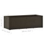 Arriate con sistema de riego automático moca 100x43x33 cm de vidaXL, Maceteros y jardineras - Ref: Foro24-313960, Precio: 130...
