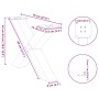 Patas para mesa de centro en forma de X 2 uds antracita acero de , Patas para mesas - Ref: Foro24-4012966, Precio: 96,23 €, D...