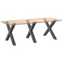 Patas para mesa de comedor en forma de X 3 uds antracita acero de , Patas para mesas - Ref: Foro24-4012998, Precio: 163,46 €,...