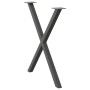 Patas para mesa de comedor en forma de X 2 uds antracita acero de , Patas para mesas - Ref: Foro24-4012918, Precio: 57,25 €, ...