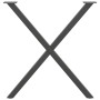 Patas para mesa de comedor en forma de X 2 uds antracita acero de , Patas para mesas - Ref: Foro24-4012918, Precio: 57,25 €, ...