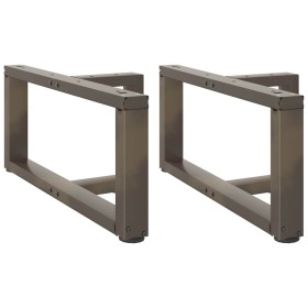 Patas de mesa centro forma T 2uds acero natural 70x25x(30-31)cm de , Patas para mesas - Ref: Foro24-4013019, Precio: 87,08 €,...