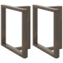 Patas mesa comedor forma T 2uds acero natural 70x35x(72-73)cm de , Patas para mesas - Ref: Foro24-4013059, Precio: 139,17 €, ...