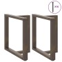 Patas mesa comedor forma T 2uds acero natural 70x35x(72-73)cm de , Patas para mesas - Ref: Foro24-4013059, Precio: 139,17 €, ...