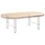 Patas de mesa de centro acero blanco 2 uds 60x(42-43) cm de , Patas para mesas - Ref: Foro24-4013285, Precio: 66,97 €, Descue...